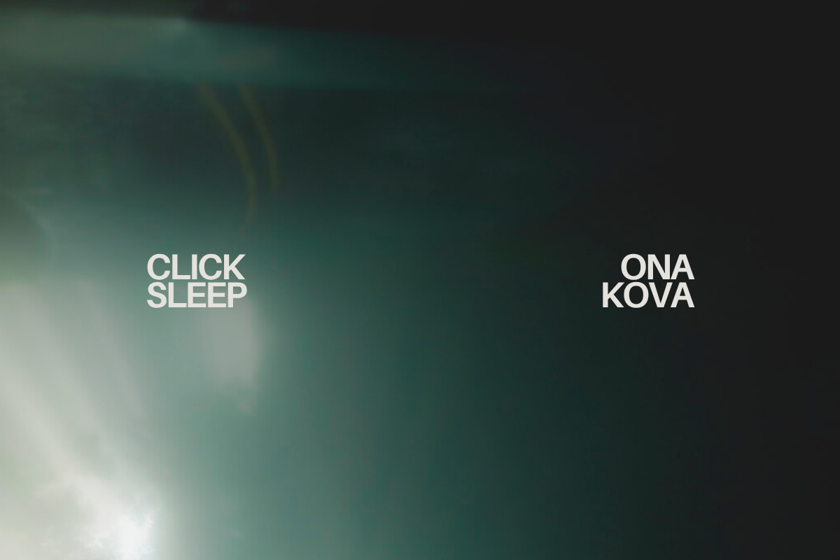 Ona Kova is an experimental electronic music project by Jordan James Henrie. The EP Click Sleep combines lofi-tinged sketches of hazy loops, soft beats, and warm tape textures. Available on all major streaming platforms October 31, 2025.